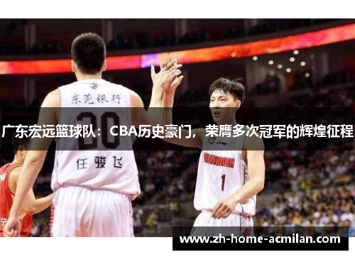 广东宏远篮球队：CBA历史豪门，荣膺多次冠军的辉煌征程